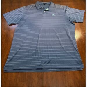 Peter Millar Striped Polo Shirt Crown Crafted Men's XL The Concession